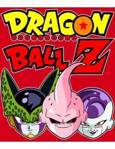 Camiseta Dragon Ball-Z , Celula,Buu,freezer color roja | Mx Games 2