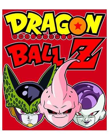 Camiseta Dragon Ball-Z , Celula,Buu,freezer color roja | Mx Games