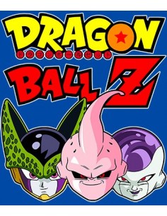 Camiseta Dragon Ball Z , Celula,Buu,freezer color azul- Mx Games 2