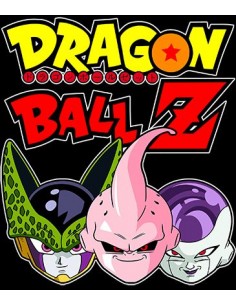 Sudadera Dragon Ball-Z capucha con Celula,Buu,freezer color negra | Mx Games 2
