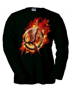 Camiseta -Juegos del hambre En Llamas- manga larga - Mx Games 2