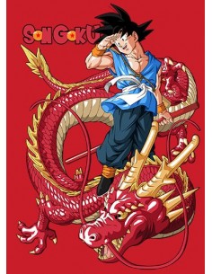 Camiseta Dragon Ball Son Goku - Dragon Senronz rojo manga larga roja 2