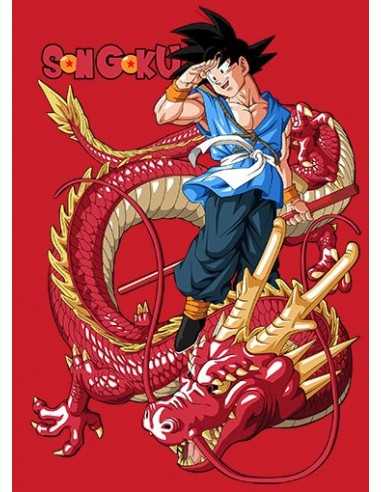 Camiseta Dragon Ball Son Goku - Dragon Senronz rojo manga larga roja Camiseta Dragon Ball Son Goku - Dragon Senronz rojo manga larga roja