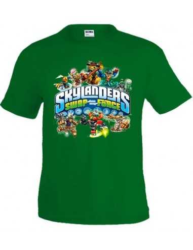Camiseta Skylanders Swap Force - Diseño swap