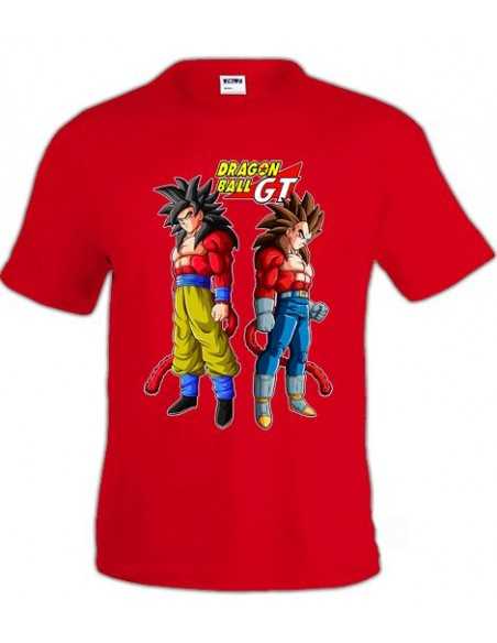Camiseta Dragon Ball GT de manga corta - Saiyan 4 Camiseta Dragon Ball GT de manga corta - Saiyan 4