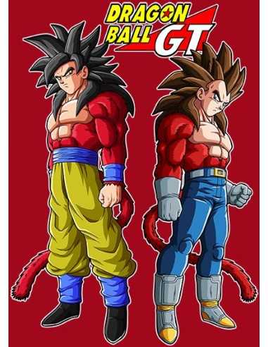 Camiseta Dragon Ball GT de manga corta - Saiyan 4 Camiseta Dragon Ball GT de manga corta - Saiyan 4