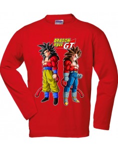 Camiseta Dragon Ball GT de manga Larga - Saiyan 4