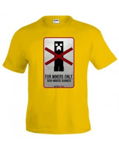 Camiseta Minecraft Miners creeper- Mxgames