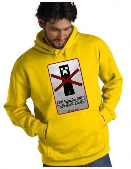 Sudadera Minecraft Miners creeper - Mxgames
