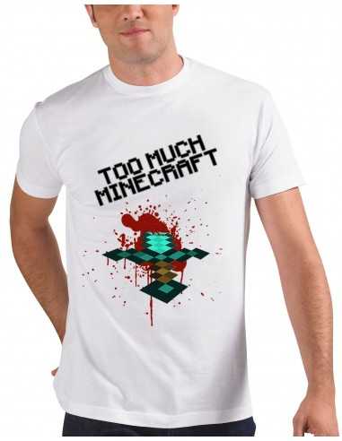 Camiseta Minecraft too much manga corta - Espada