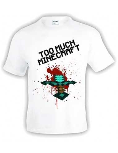 Camiseta Minecraft too much manga corta - Espada