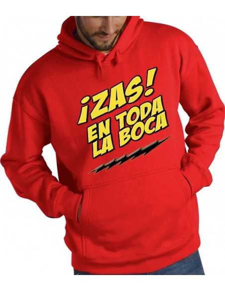 Sudadera capucha BIG BANG THEORY - Zas en toda la boca