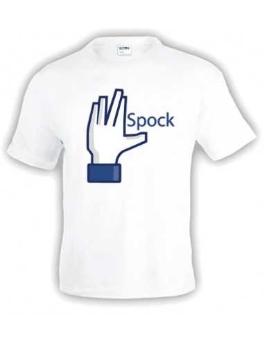 Camiseta Facebook Spock manga corta - Mxgames
