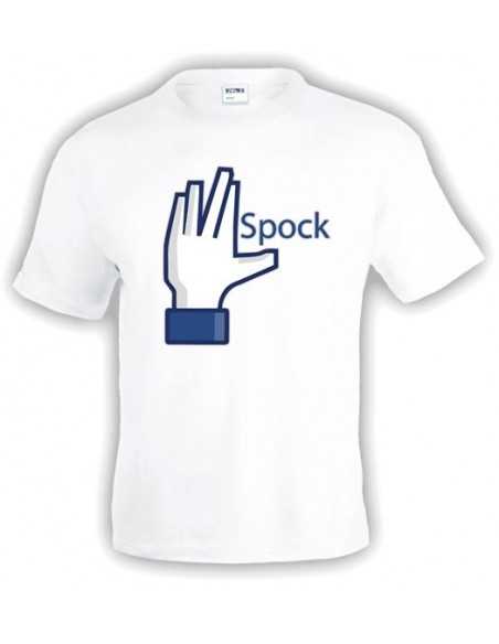 Camiseta Facebook Spock manga corta - Mxgames