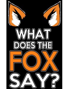 Camiseta what does the fox say ? manga corta - Mx Games 2