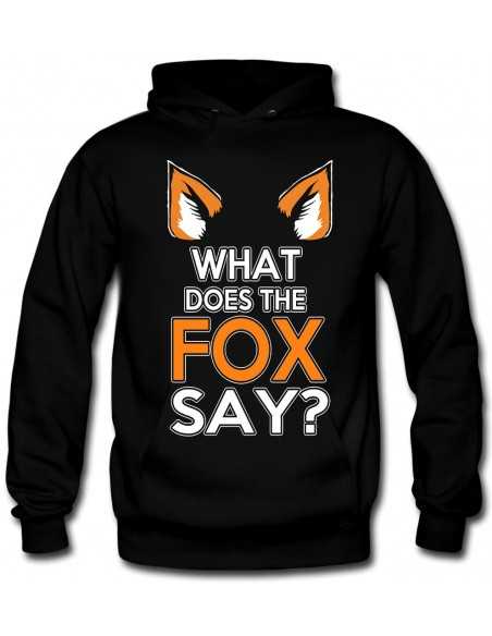 Camiseta what does the fox say ? manga Larga - Mx Games