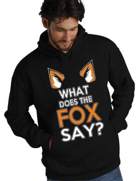 Camiseta what does the fox say ? manga Larga - Mx Games