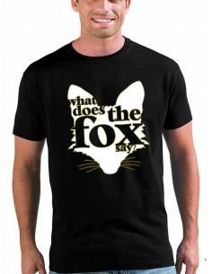 Camiseta what does the fox say, shadow manga corta - Mx Games 2
