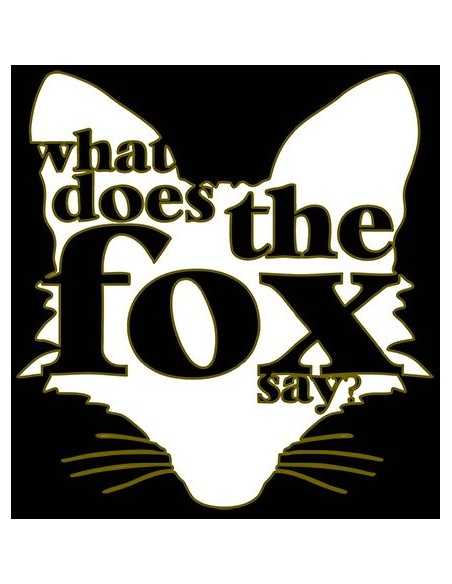 Camiseta what does the fox say, shadow manga corta - Mx Games