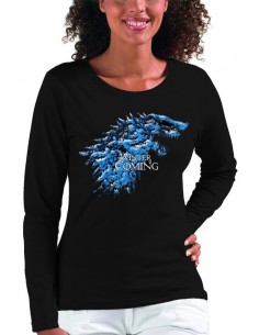 Camiseta Juego de Tronos mujer - Winter is incoming