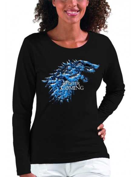 Camiseta Juego de Tronos mujer - Winter is incoming