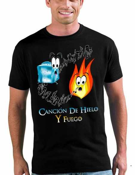 Camiseta Juego de Tronos canción de hielo y fuego - MxGames