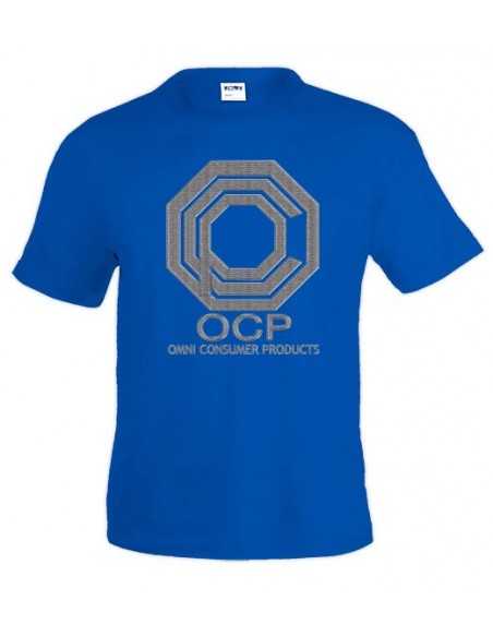 Camiseta Robocop azul manga corta - Ocp Camiseta Robocop azul manga corta - Ocp
