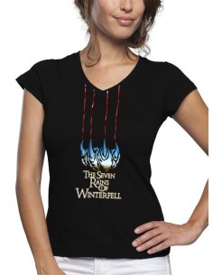 Camiseta Juego de Tronos de mujer manga corta "los 7 reinos"- Mxgames