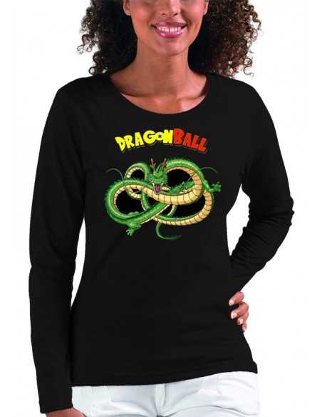 Camiseta mujer - Dragon Ball Z dragon shenronz manga larga