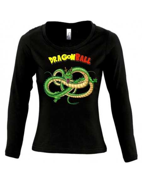 Camiseta mujer - Dragon Ball Z dragon shenronz manga larga