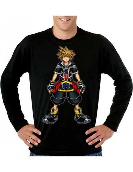 Camiseta Kingdom Hearts manga larga unisex - Sora