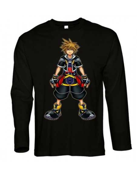 Camiseta Kingdom Hearts manga larga unisex - Sora