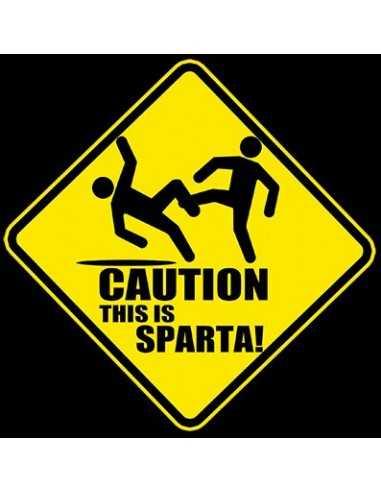 Camiseta 300 - Caution This is Sparta - Mxgames