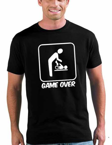 Camiseta día del padre diseño Game Over -Mx Games