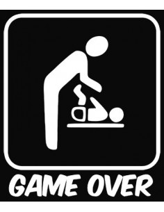 Camiseta día del padre diseño Game Over MANGA LARGA -Mx Games 2