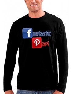 Camiseta día del padre Fantastic papi de manga larga | Mx games