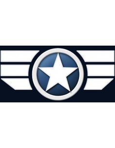 Camiseta Capitan America 2014 manga corta azul Marino con diseño custom Soldado de invierno 2