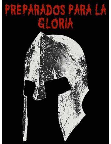 Camiseta 300 Casco Espartano Negra manga corta