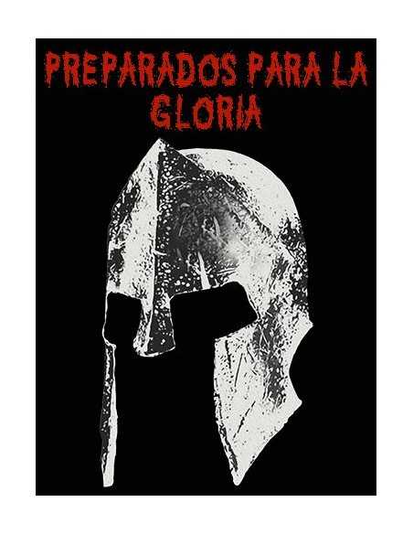 Camiseta 300 Casco Espartano Negra manga corta