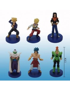 Figuras dragon ball 6 pcs pedestal azul - Gashapon mx games.es