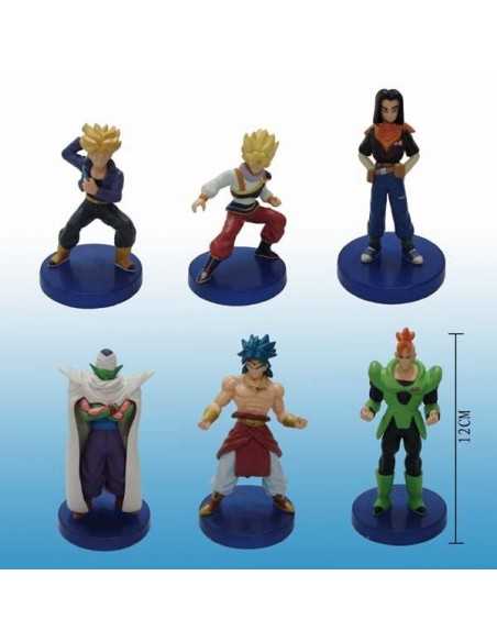 Figuras dragon ball 6 pcs pedestal azul - Gashapon mx games.es