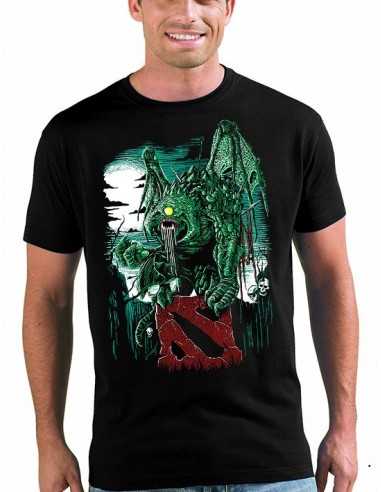Camiseta Dota 2 Monstruo Fan-art manga corta Unisex