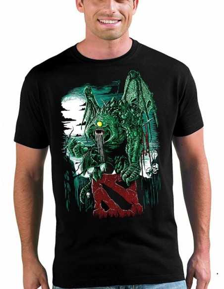 Camiseta Dota 2 Monstruo Fan-art manga corta Unisex