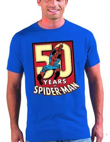 Camiseta Spider man 50 Aniversario color azul