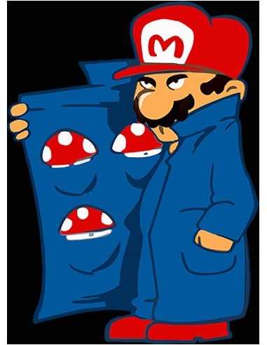 Camiseta Mario Bros Trapi 