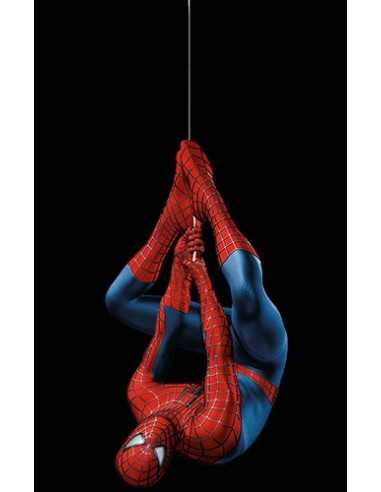 Camiseta Spiderman colgado color negro unisex