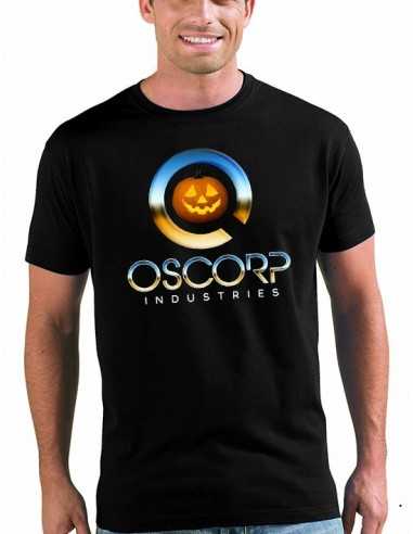 Camiseta Spiderman Oscorp Industries color negro unisex