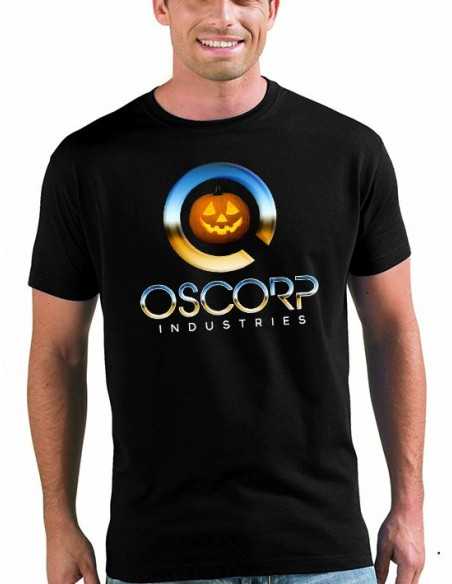 Camiseta Spiderman Oscorp Industries color negro unisex