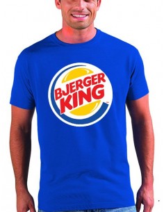 Camiseta League of legends Bjerger King de color azul unisex