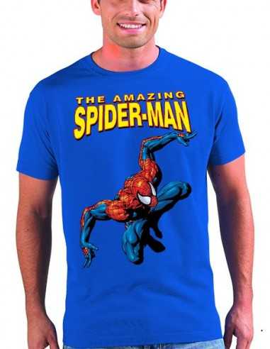 Camiseta Amazing Spiderman classic color azul unisex Camiseta Amazing Spiderman classic color azul unisex